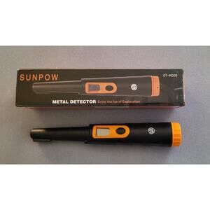 SUNPOW Metal Detector Pinpointer Waterproof Easy-to-Use Model OT-MD08--New!